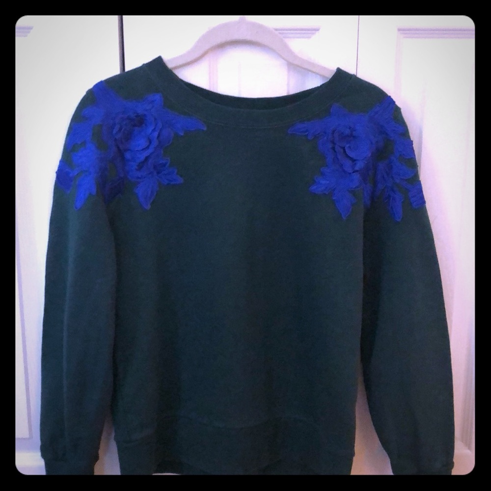 Floral sweatshirt
